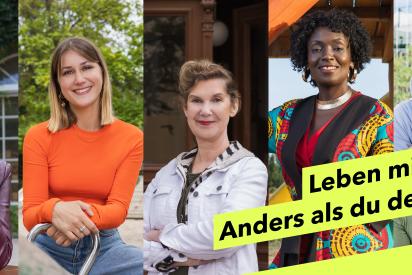 Coverbild Kampagne „Leben mit HIV. Anders als du denkst?“ © DAH / Katja Ruge